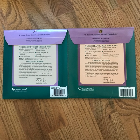 NWT Set of 2 Counted Cross Stitch (11 & 14 Count) - Picture 3 of 12